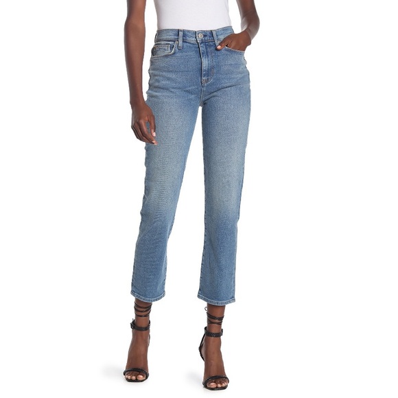 Hudson Jeans Denim - Hudson Zoeey High Rise Straight Crop Jeans